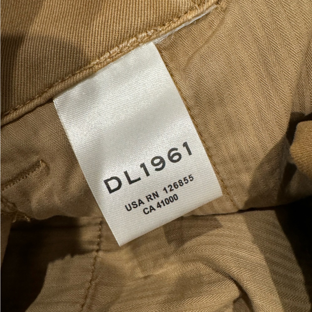 DL1961 Camile paperbag Short Women's Tan High-Waisted in Dijon size 29 - Picture 8 of 11